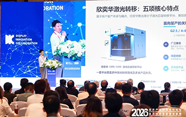 合肥欣奕华亮相DIC Forum 2026 分享Micro LED巨量转移技术研发进展