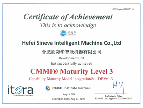 CMMI3级认证